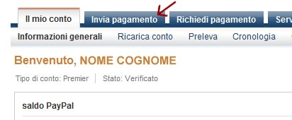 Per inviare denaro clicca su Invia Pagamento Per inviare denaro clicca su Invia Pagamento